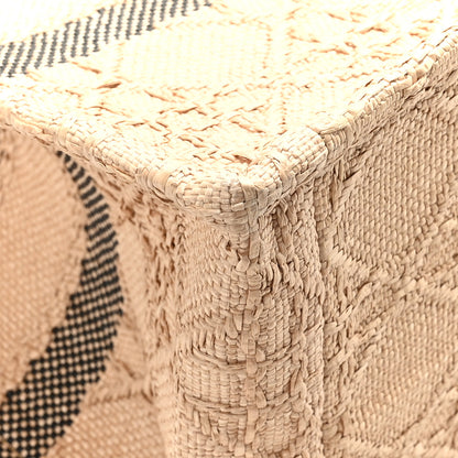 Christian Dior Raffia Cannage Medium Book Tote Natural 8 of 11