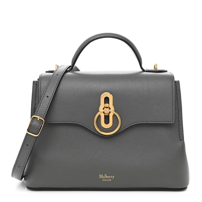 Mulberry Small Classic Grain Calfskin Mini Seaton Grey 1 of 9