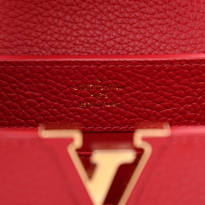 Louis Vuitton Taurillon Mini Capucines Scarlet 6 of 9