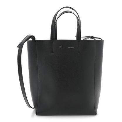 Celine Grained Calfskin Small Vertical Cabas Black 1 of 11