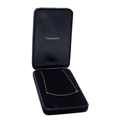 Tiffany 18K Rose Gold T Smile Pendant Necklace 6 of 6