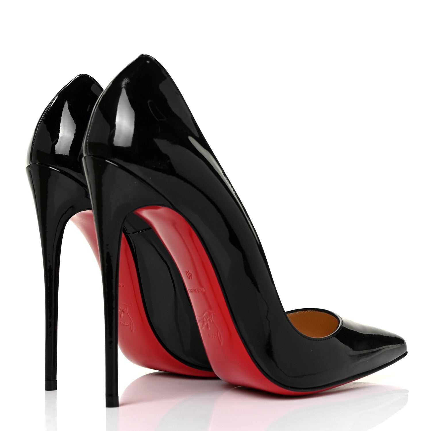 Christian Louboutin Patent So Kate 120 Pumps 40 Black 4 of 8