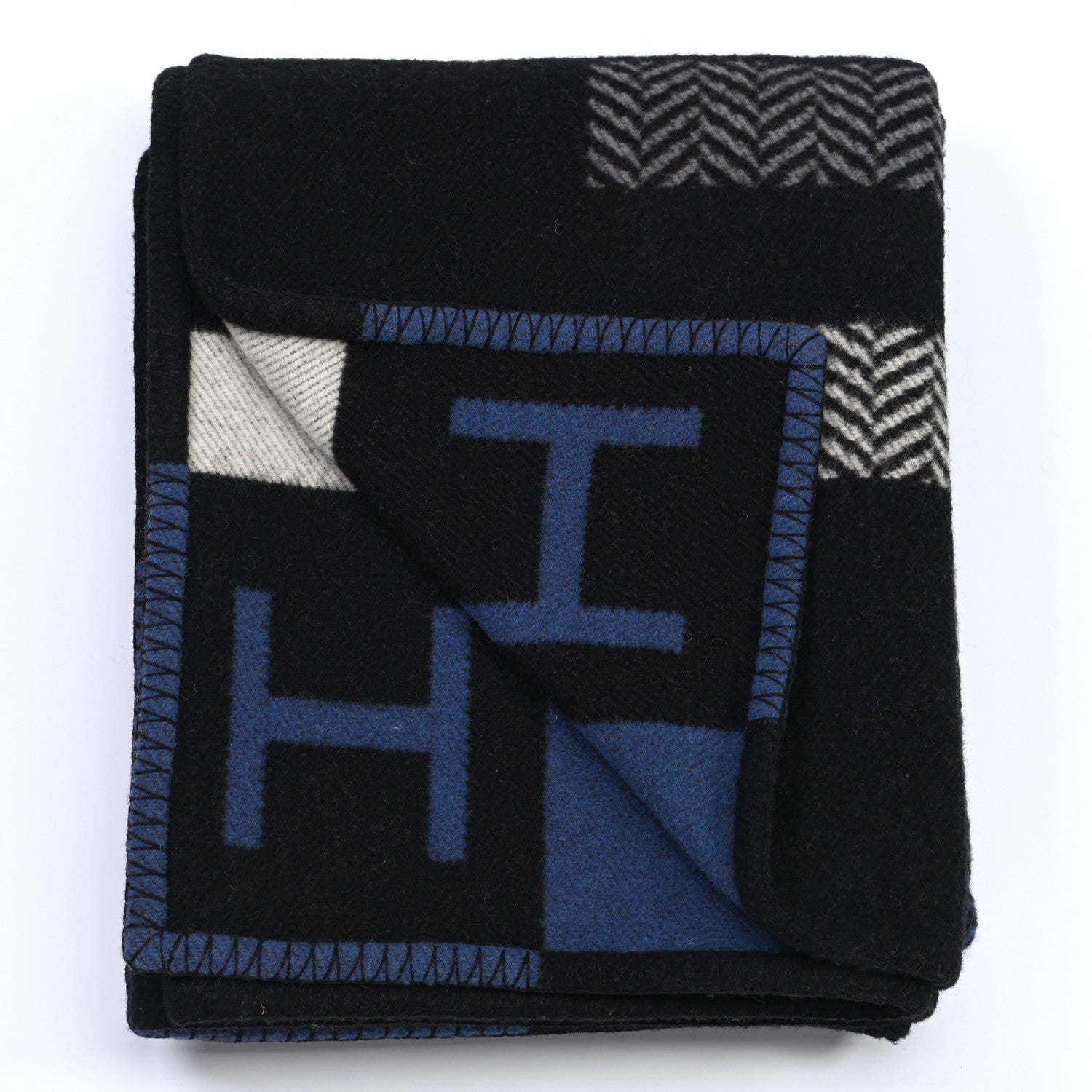 Hermes Wool Cashmere Blanket Multicolor 3 of 6
