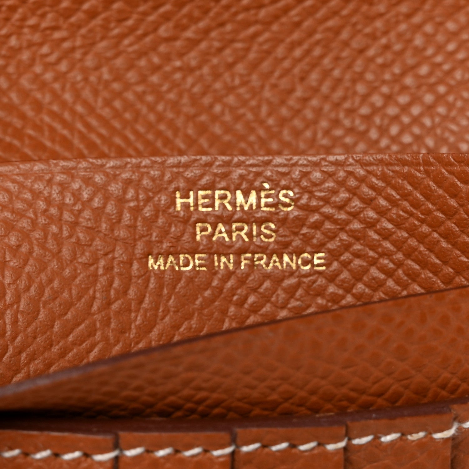 Hermes Epsom Bearn Compact Wallet Gold 6 of 7