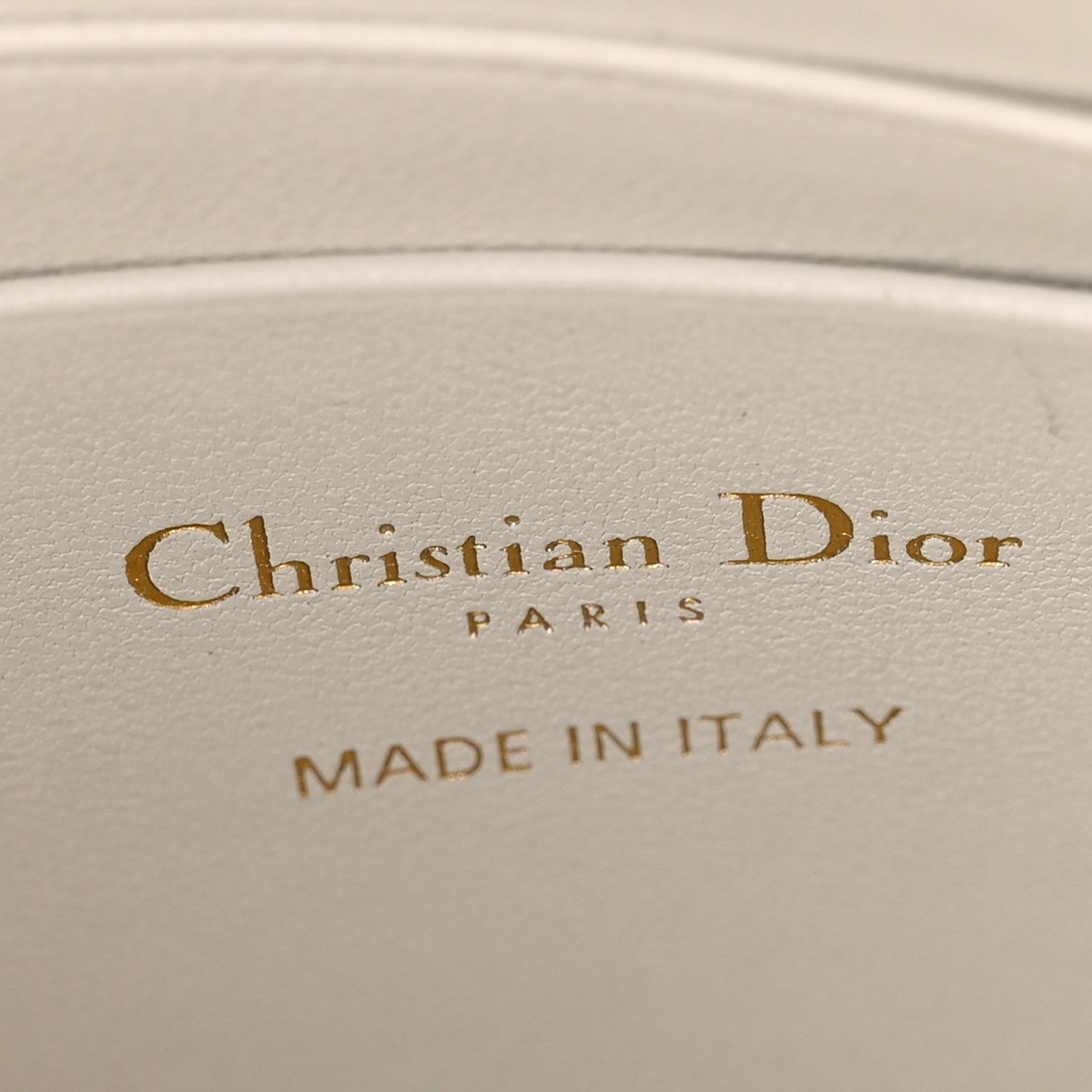 Christian Dior Supple Calfskin Cannage Caro Pouch with Chain Latte 6 of 10