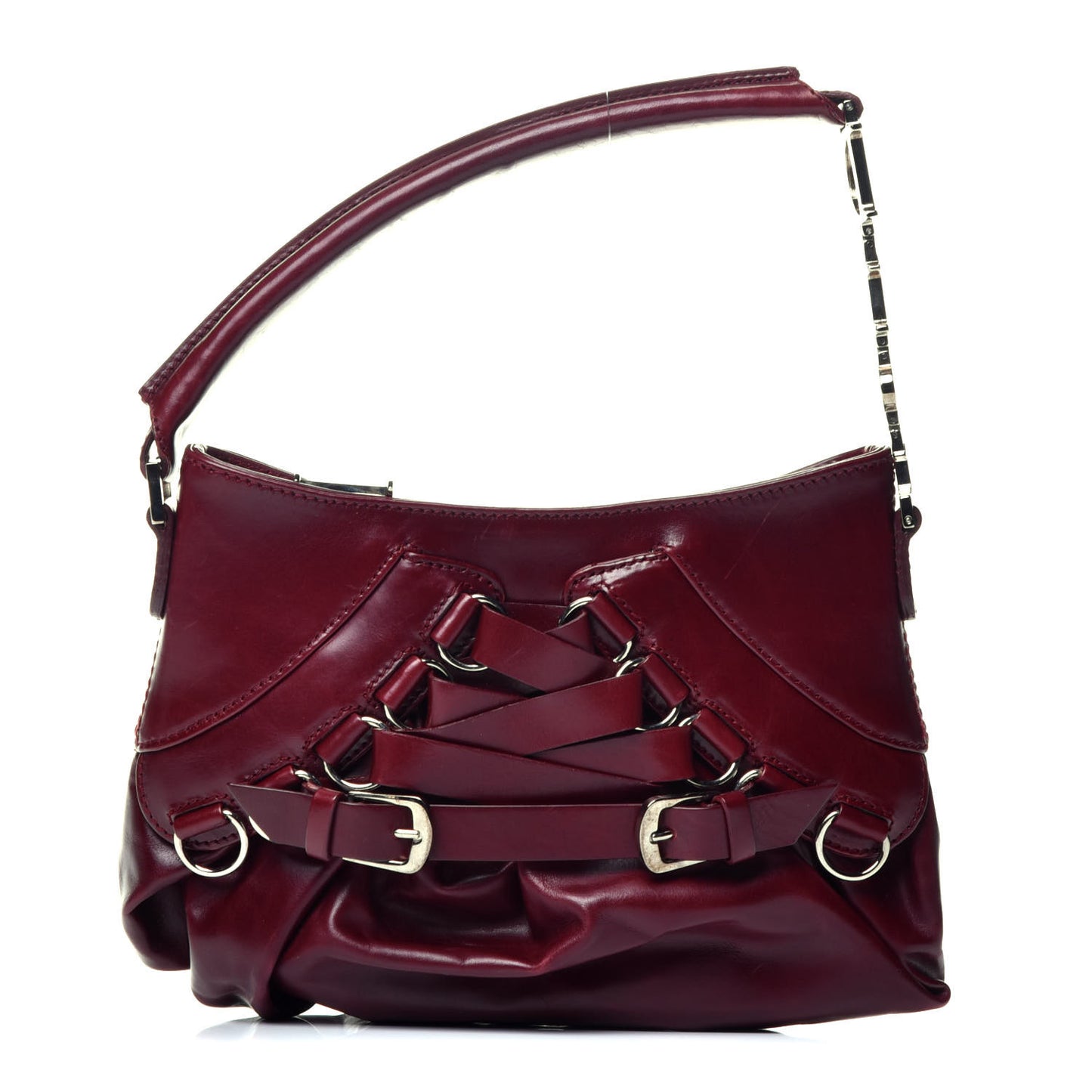 Calfskin Ballet Bag Dark Red