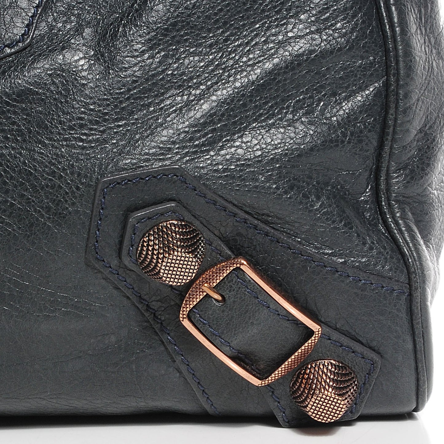 Agneau Giant 21 Rose Gold Hardware Velo Anthracite
