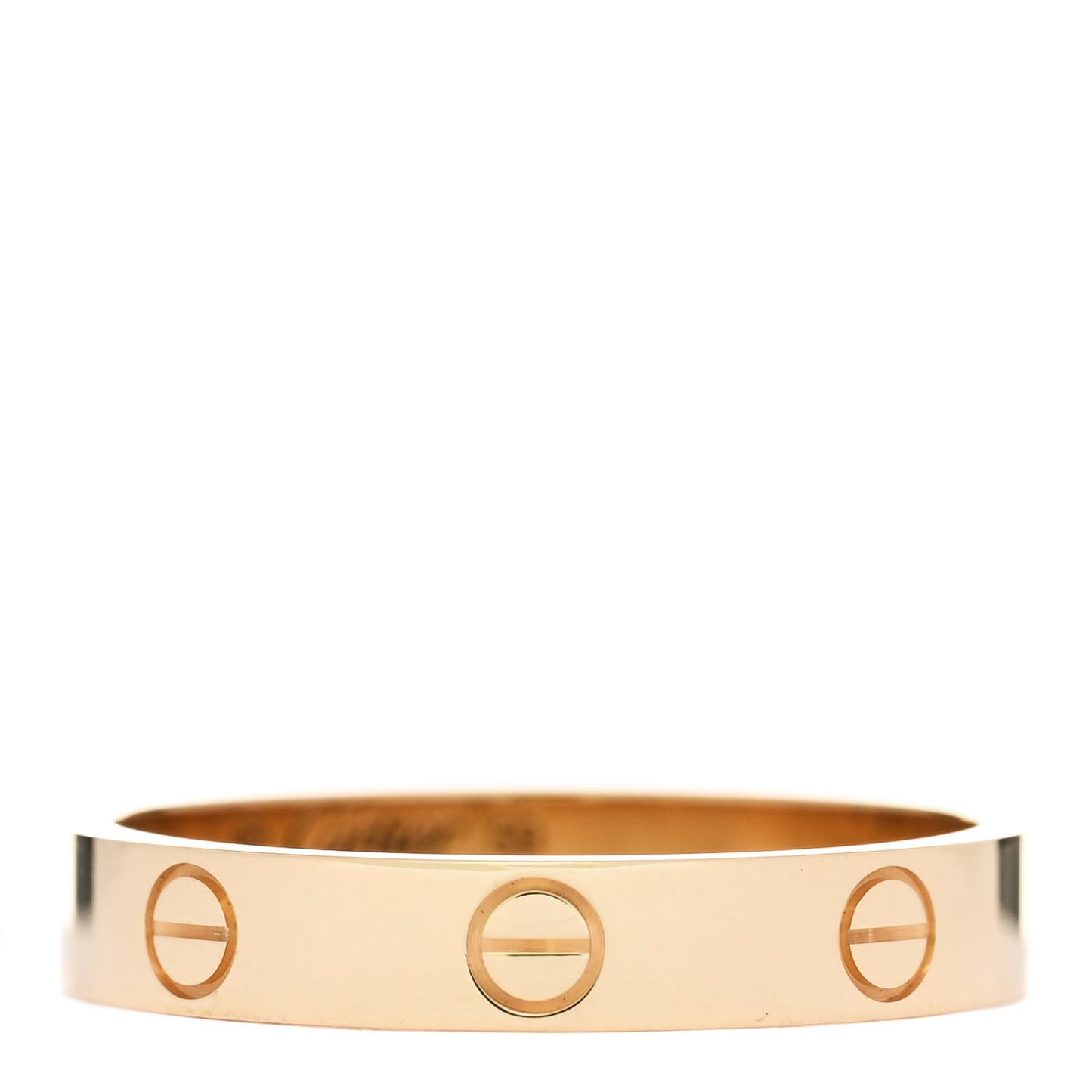 18K Yellow Gold 3.5mm LOVE Wedding Band Ring 59 8.75