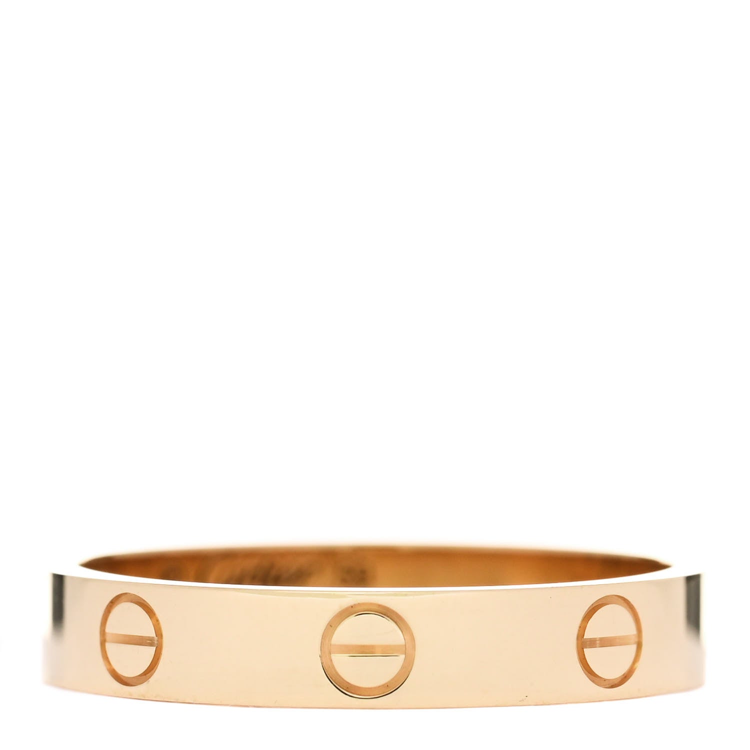 Cartier 18K Yellow Gold 3.5mm LOVE Wedding Band Ring 59 8.75 1 of 4