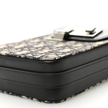 Christian Dior Oblique Calfskin Vertical Pouch Black 9 of 9