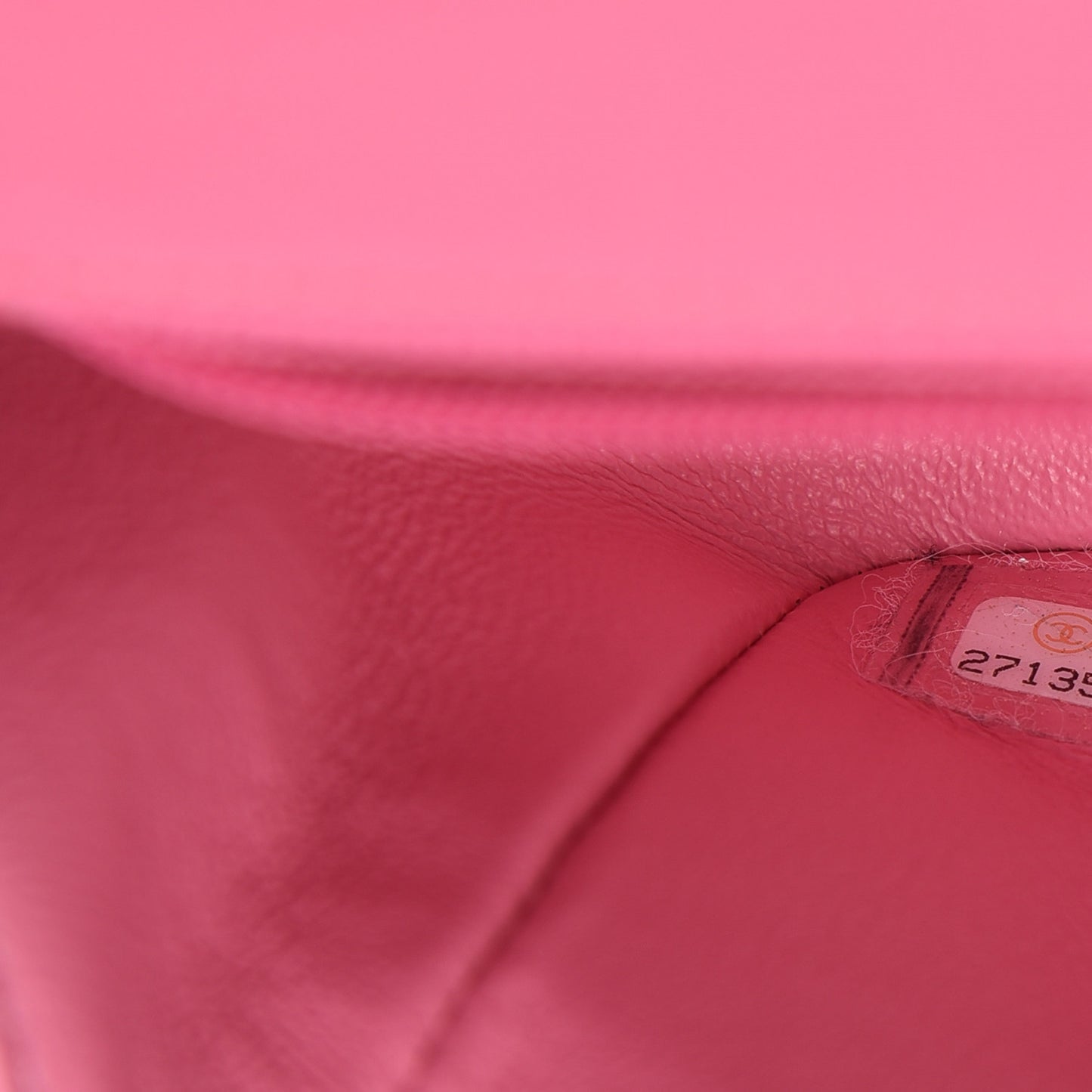 Lambskin Quilted Mini Rectangular Flap Pink
