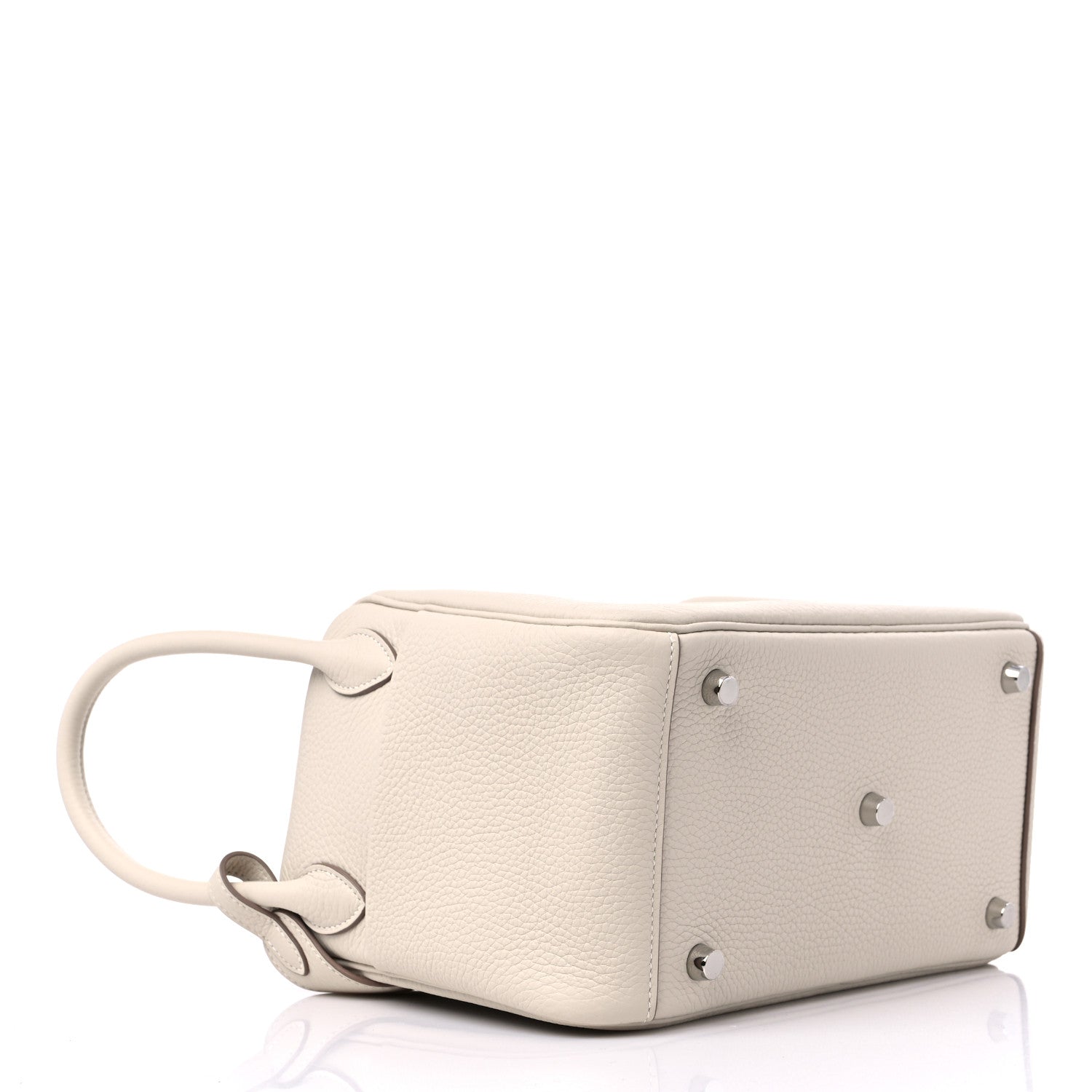 Hermes Taurillon Clemence Lindy 26 Craie 4 of 10