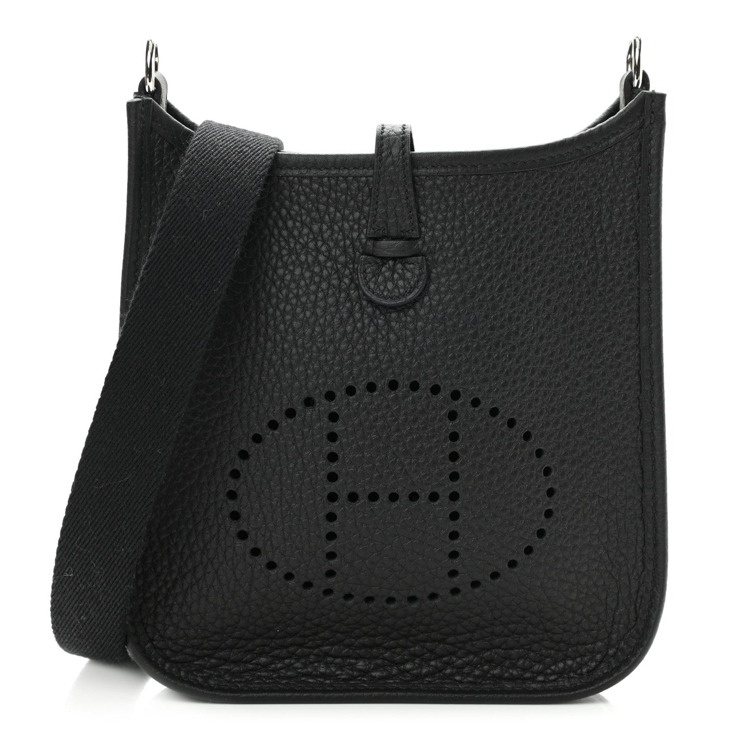 Hermes Taurillon Clemence Evelyne TPM Black 1 of 10