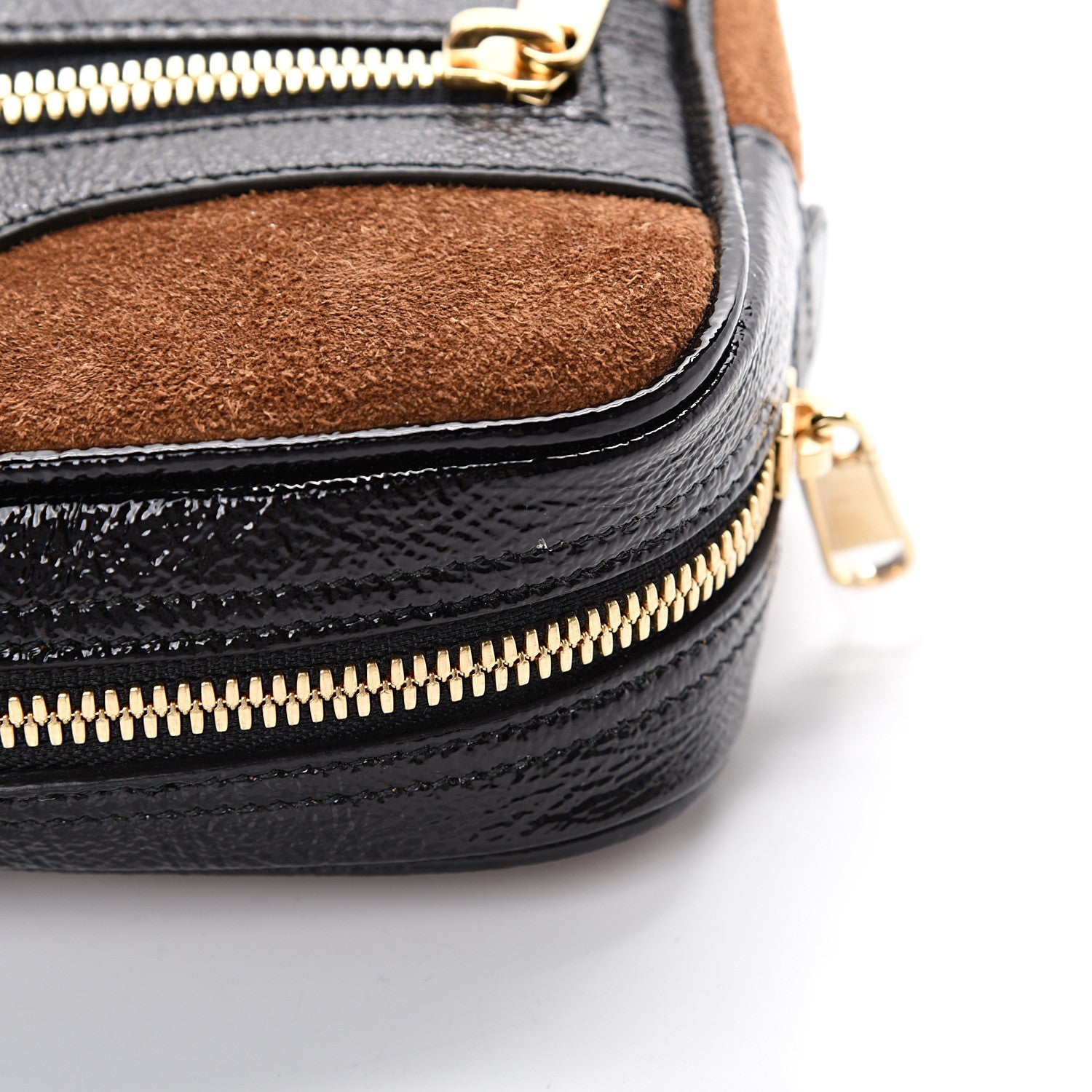 Gucci Suede Small Ophidia Belt Bag 65 26 Nocciola Black 11 of 11