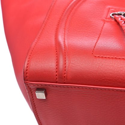 Celine Supple Calfskin Medium Phantom Luggage Vermillion 15 of 18