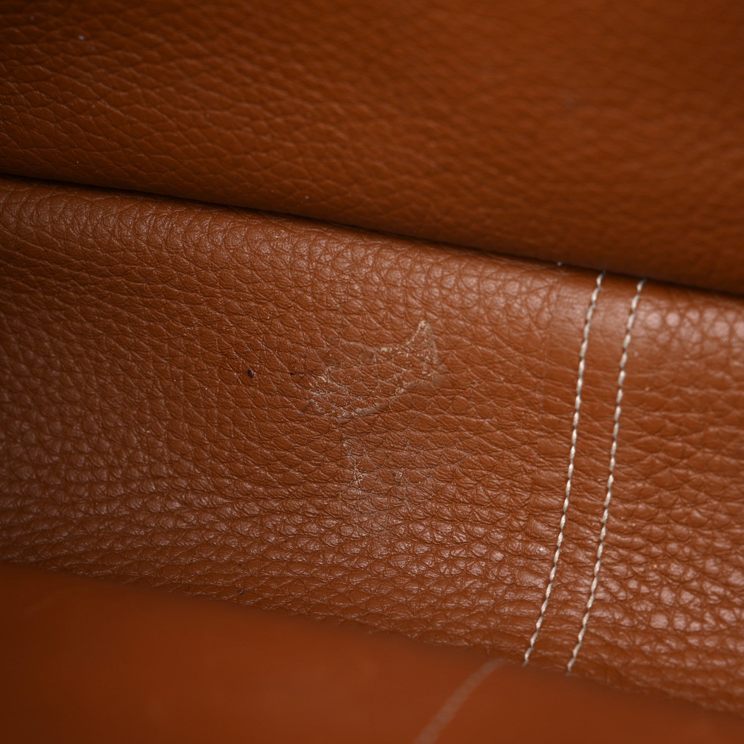 Hermes Taurillon Clemence Halzan 31 Gold 10 of 15