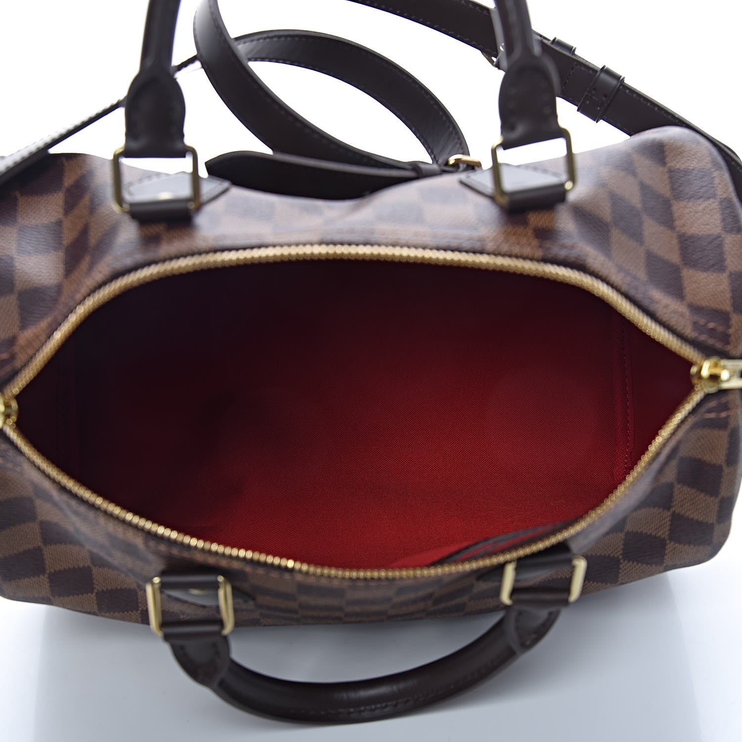 Louis Vuitton Damier Ebene Speedy Bandouliere 30 6 of 11