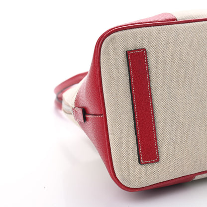 Prada Canapa Cinghiale Frame Bowler Red 7 of 9