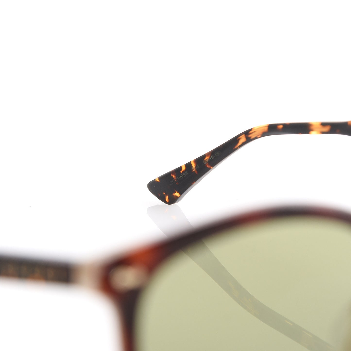 Acetate Square Frame Sunglasses GG0196SK Tortoise