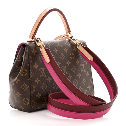 Louis Vuitton Monogram Cluny BB Bordeaux Fuchsia 3 of 14
