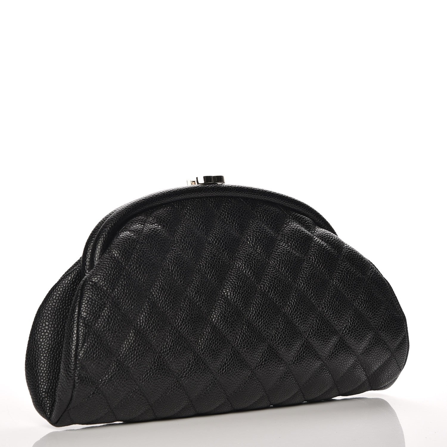 Chanel Caviar Quilted Timeless Clutch Black 4 of 9