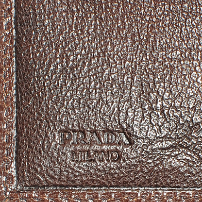 Prada Soft Goatskin Bi-Fold Wallet Moro 7 of 8