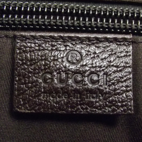 Gucci Monogram Web Medium Double Pocket Messenger Bag Dark Brown 8 of 11