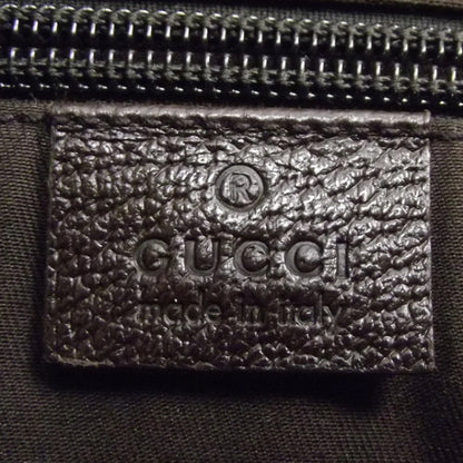Gucci Monogram Web Medium Double Pocket Messenger Bag Dark Brown 8 of 11