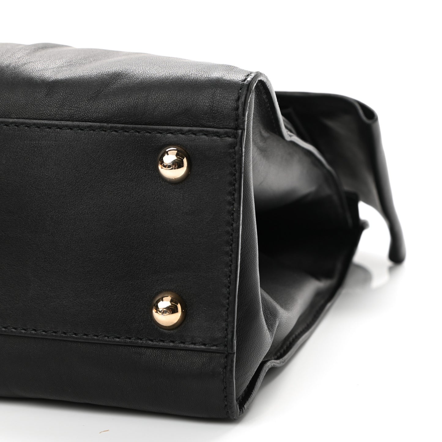 Nappa Bow Tote Black