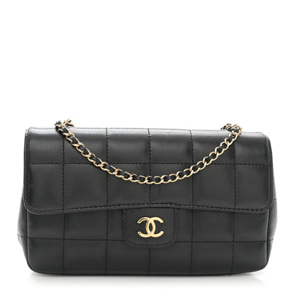 Chanel Lambskin Quilted Mini Chocolate Bar Flap Black 1 of 12