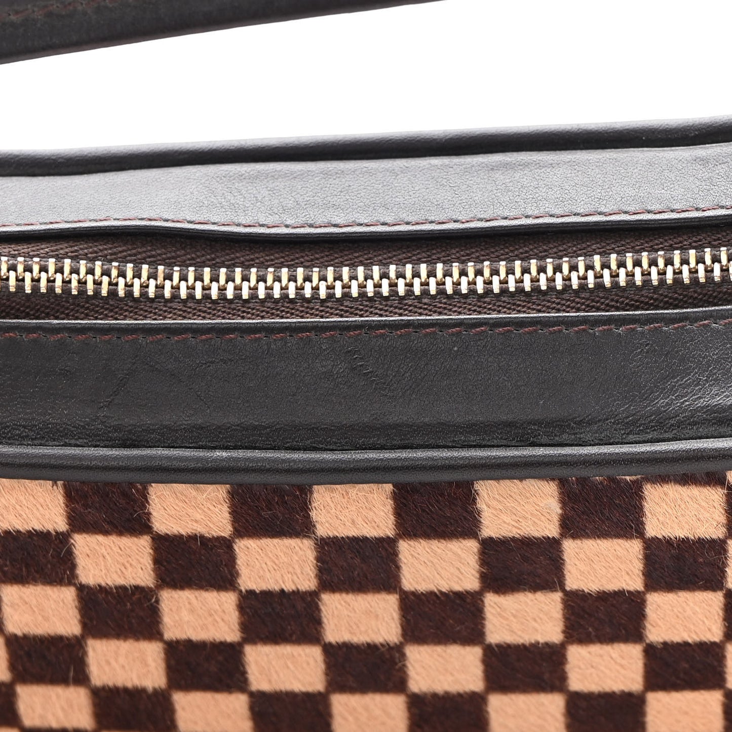 Calf Hair Damier Sauvage Tigre