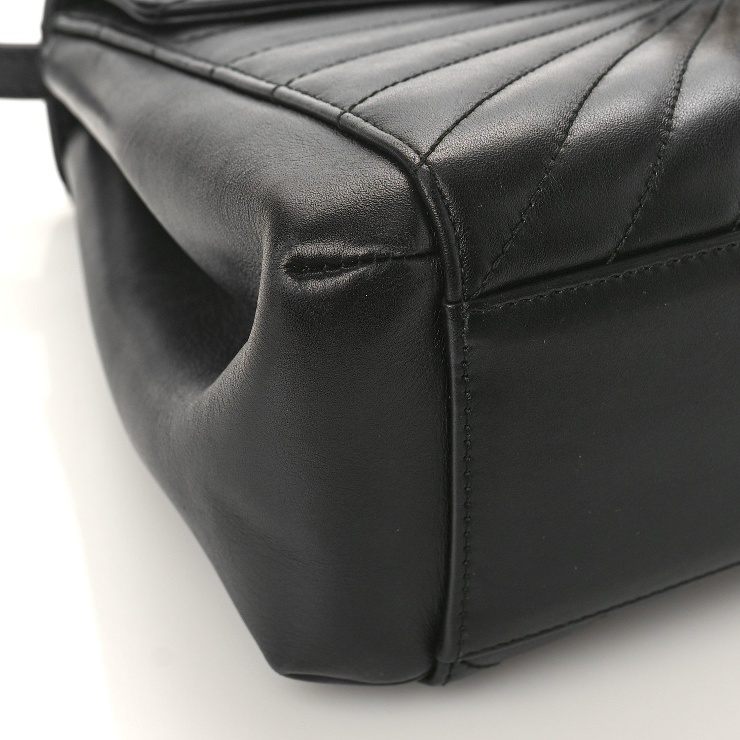 Gucci Calfskin Bamboo Trapuntata Queen Margaret Top Handle Bag Black 8 of 9