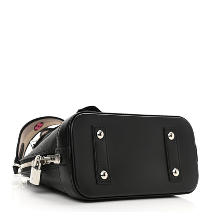 Louis Vuitton Epi Jacquard Alma BB Black 3 of 8