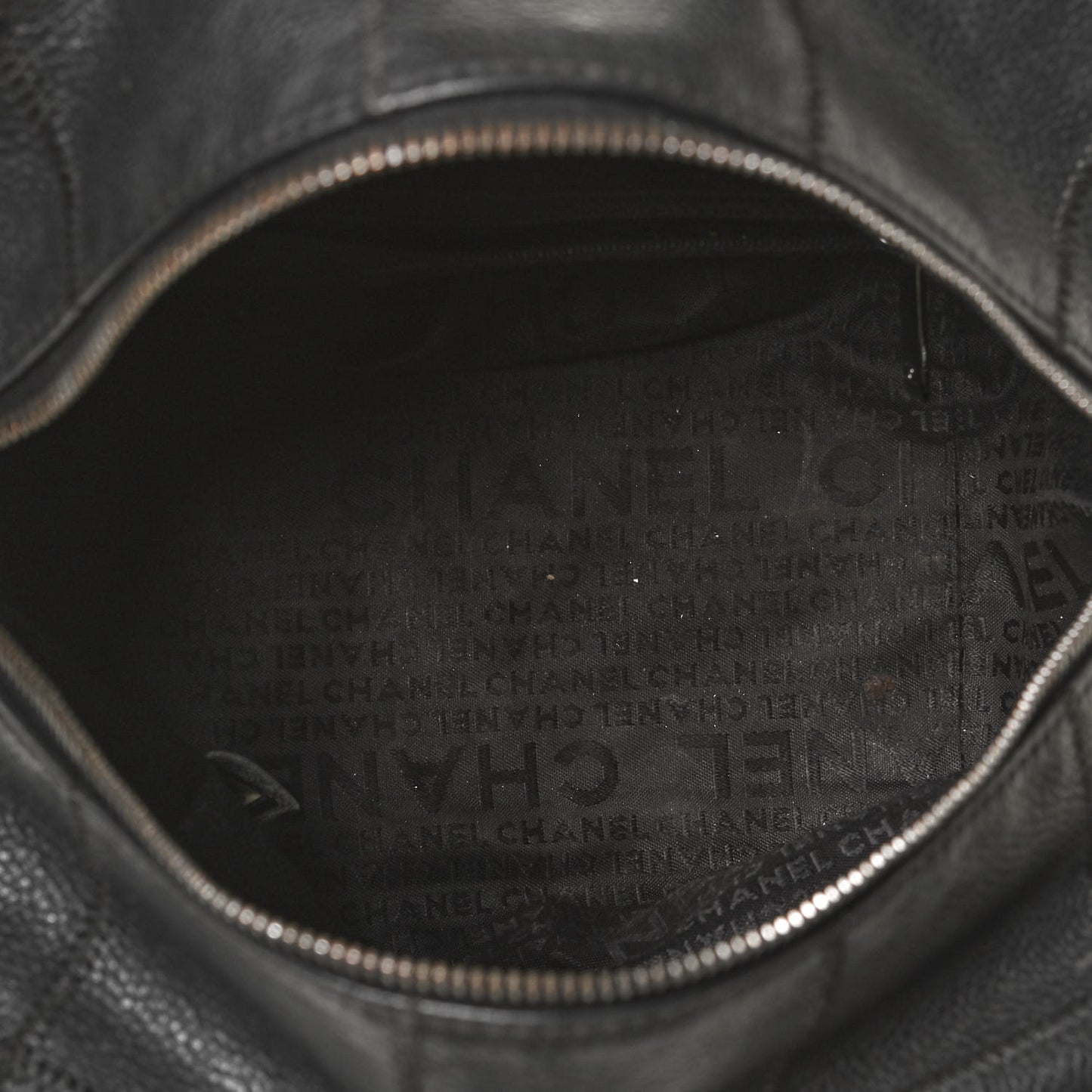 Caviar Square Stitched Tote Black