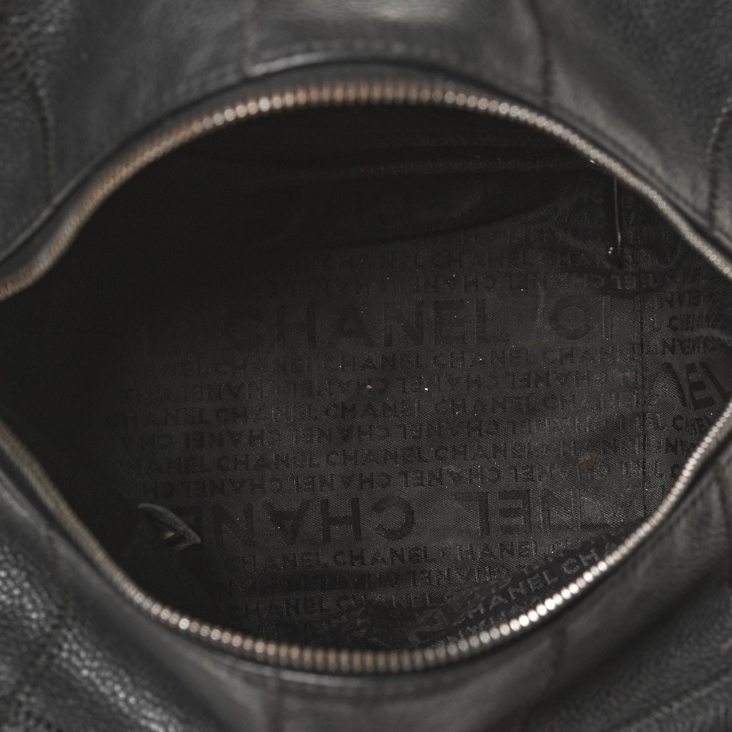 Chanel Caviar Square Stitched Tote Black 4 of 14