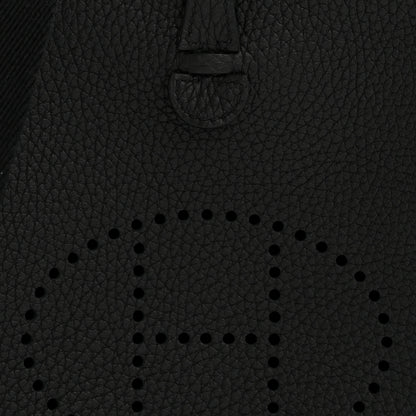 Hermes Taurillon Clemence Evelyne TPM Black 8 of 12