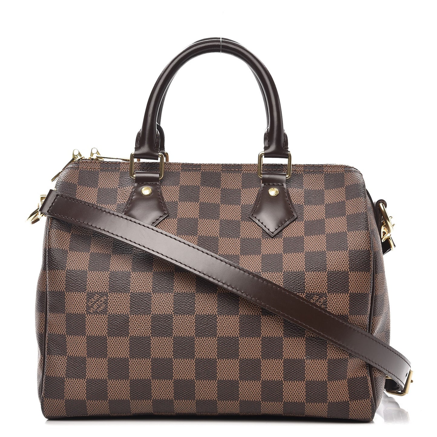 Damier Ebene Speedy Bandouliere 25