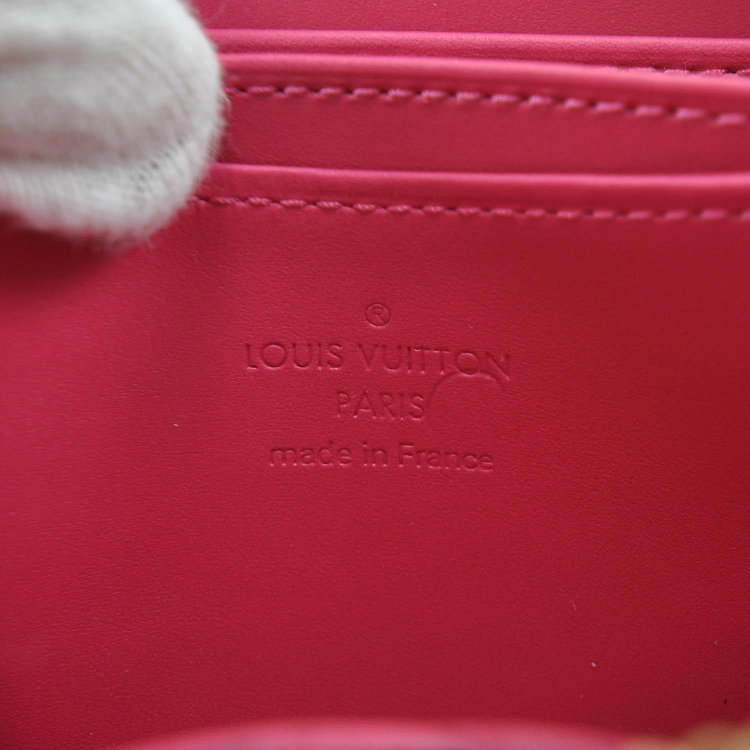 Louis Vuitton Vernis Zippy Coin Purse Rose Pop 6 of 7