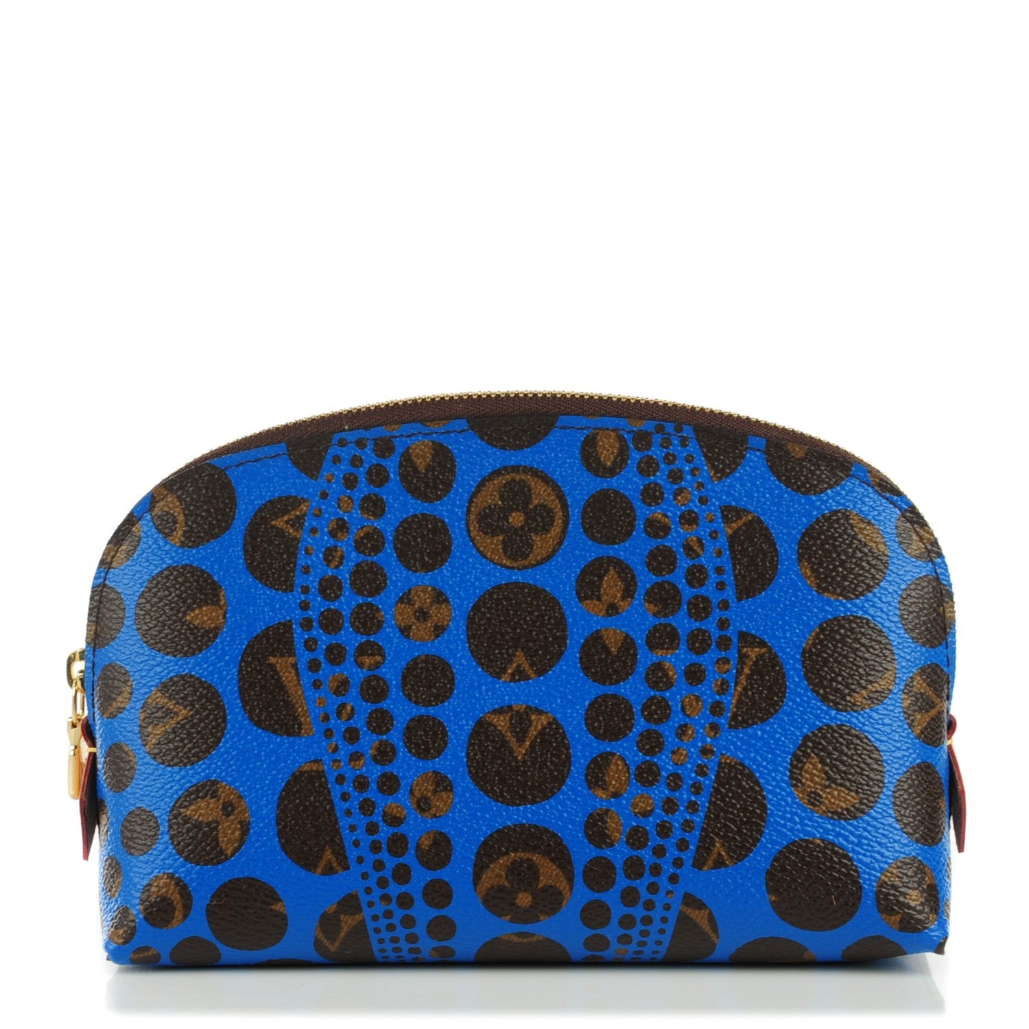 Louis Vuitton Monogram Kusama Pumpkin Dots Cosmetic Pouch Blue 1 of 7