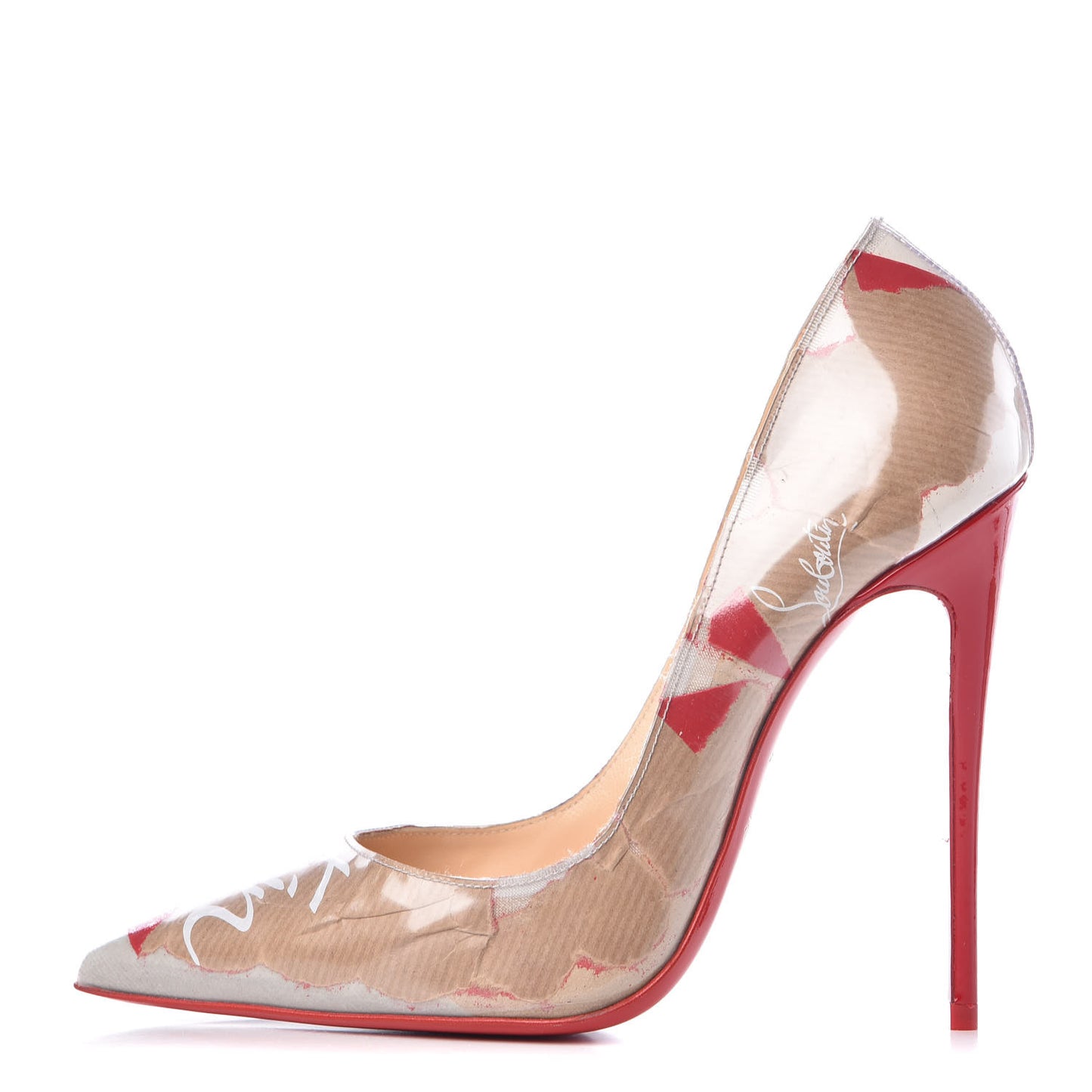PVC Loubi Print So Kate 120 Pumps 38 Kraft