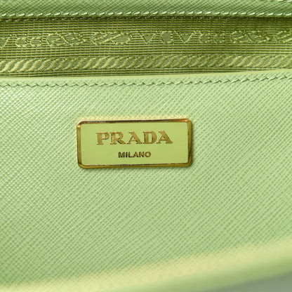 Prada Saffiano Medium Double Zip Galleria Tote Prato 6 of 12