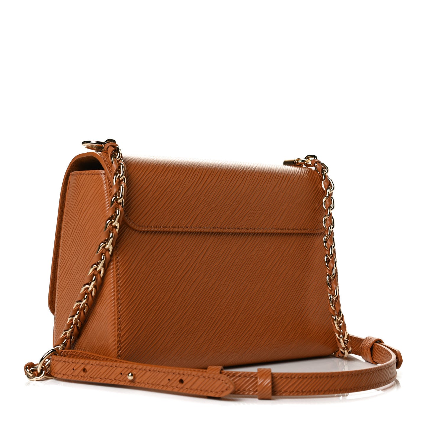 Epi Twist Shoulder Bag MM Gold Miel