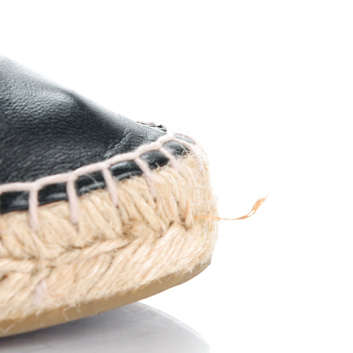 Lambskin CC Espadrilles 38 Black