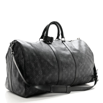 Louis Vuitton Monogram Eclipse Keepall Bandouliere 55 2 of 14