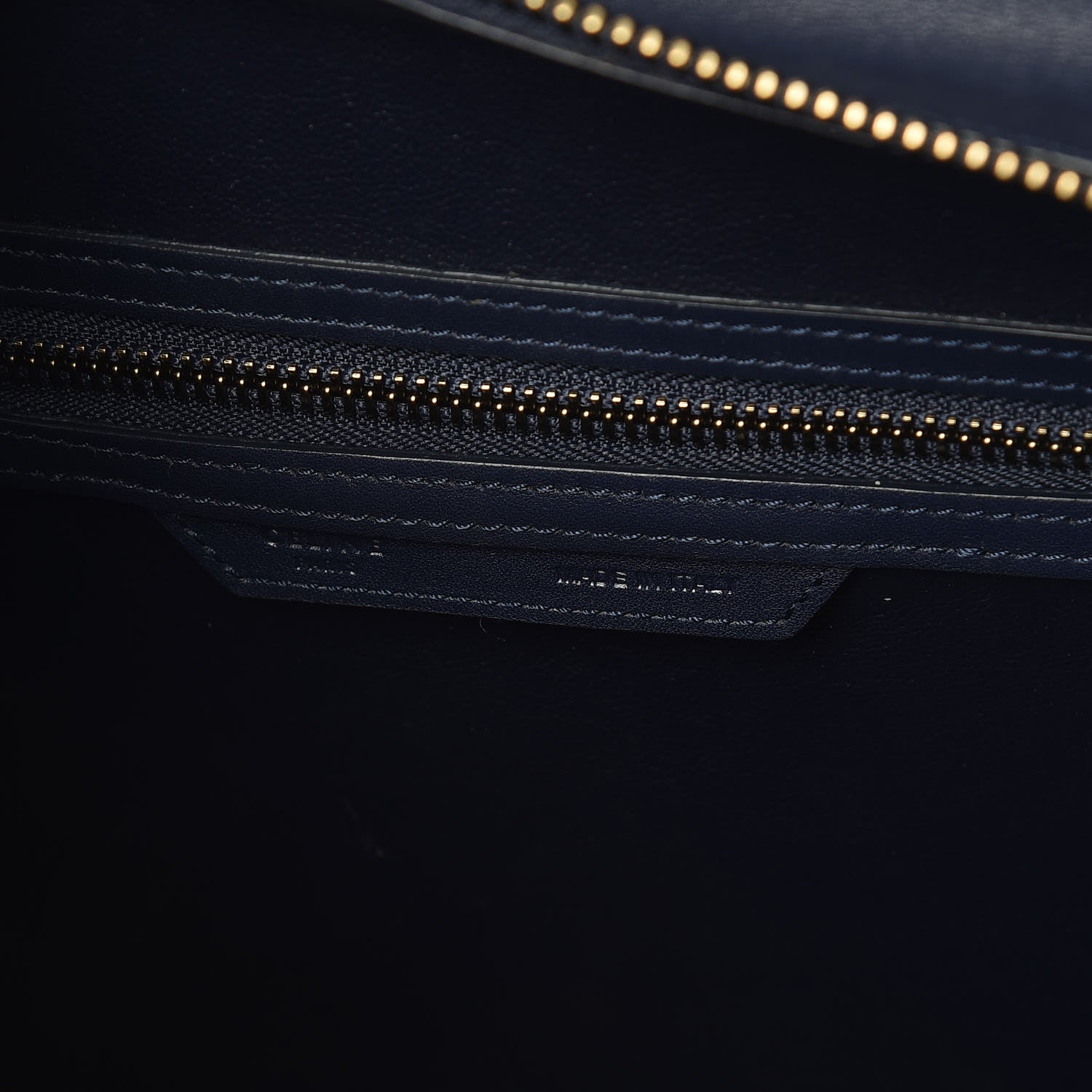 Celine Smooth Calfskin Micro Luggage Ink 6 of 8
