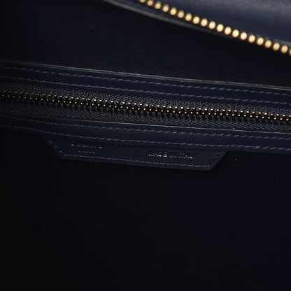 Celine Smooth Calfskin Micro Luggage Ink 6 of 8