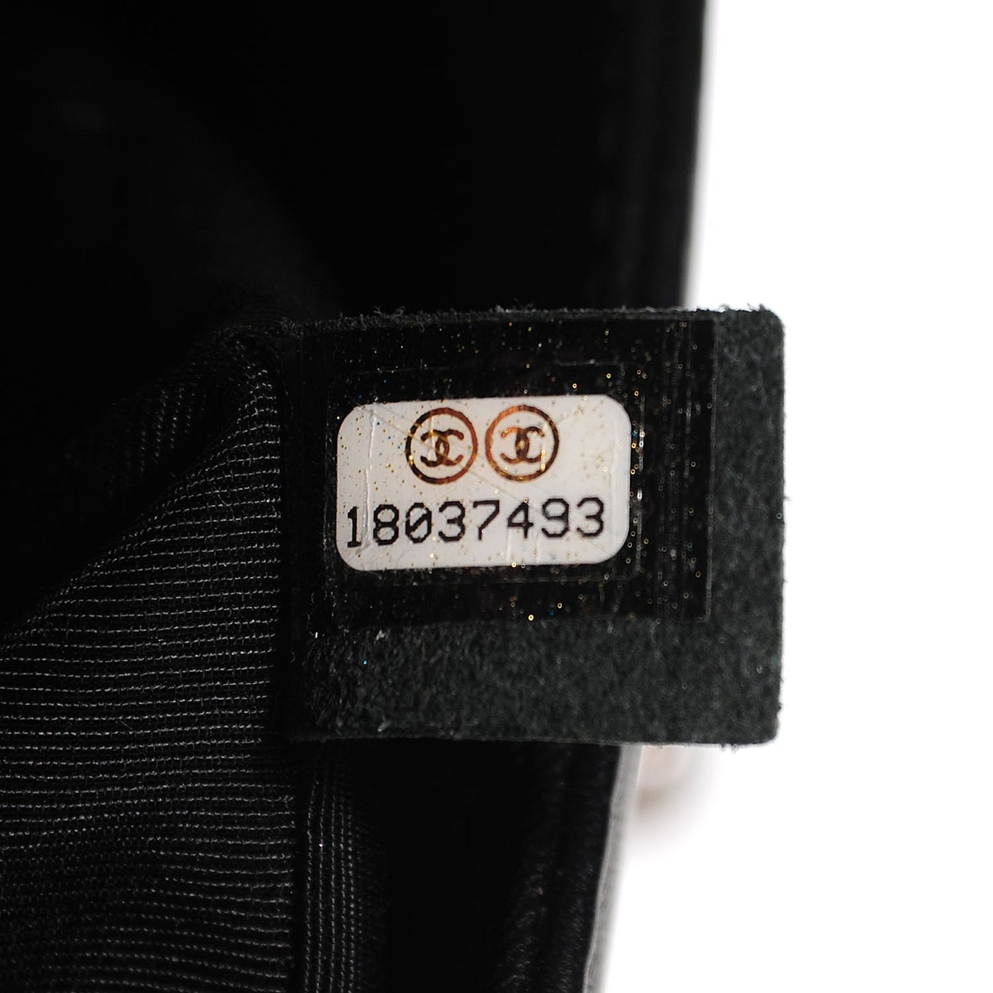 Lambskin Quilted Medium Boy Flap Black Blue