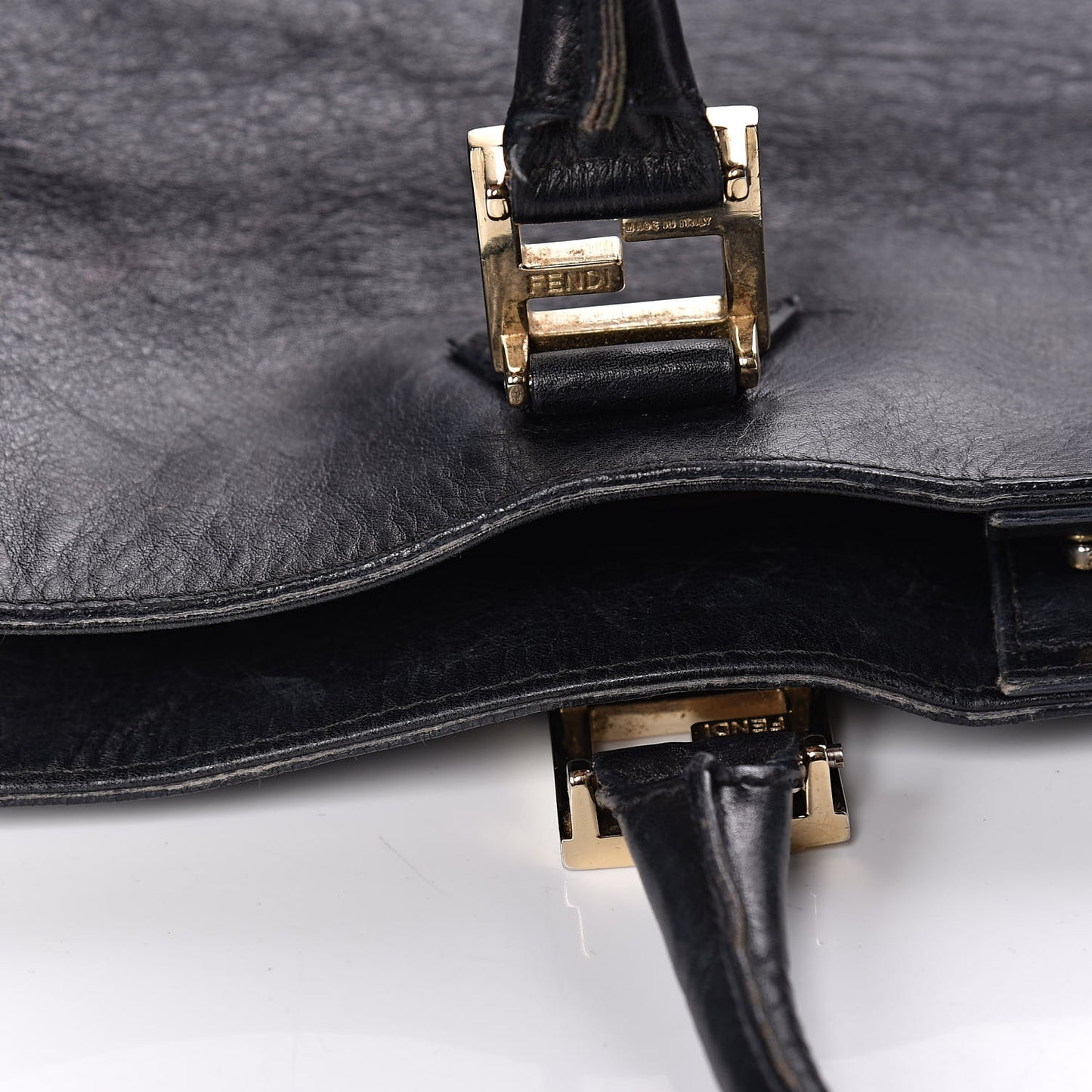 Vitello Acqua Large Twins Tote Black