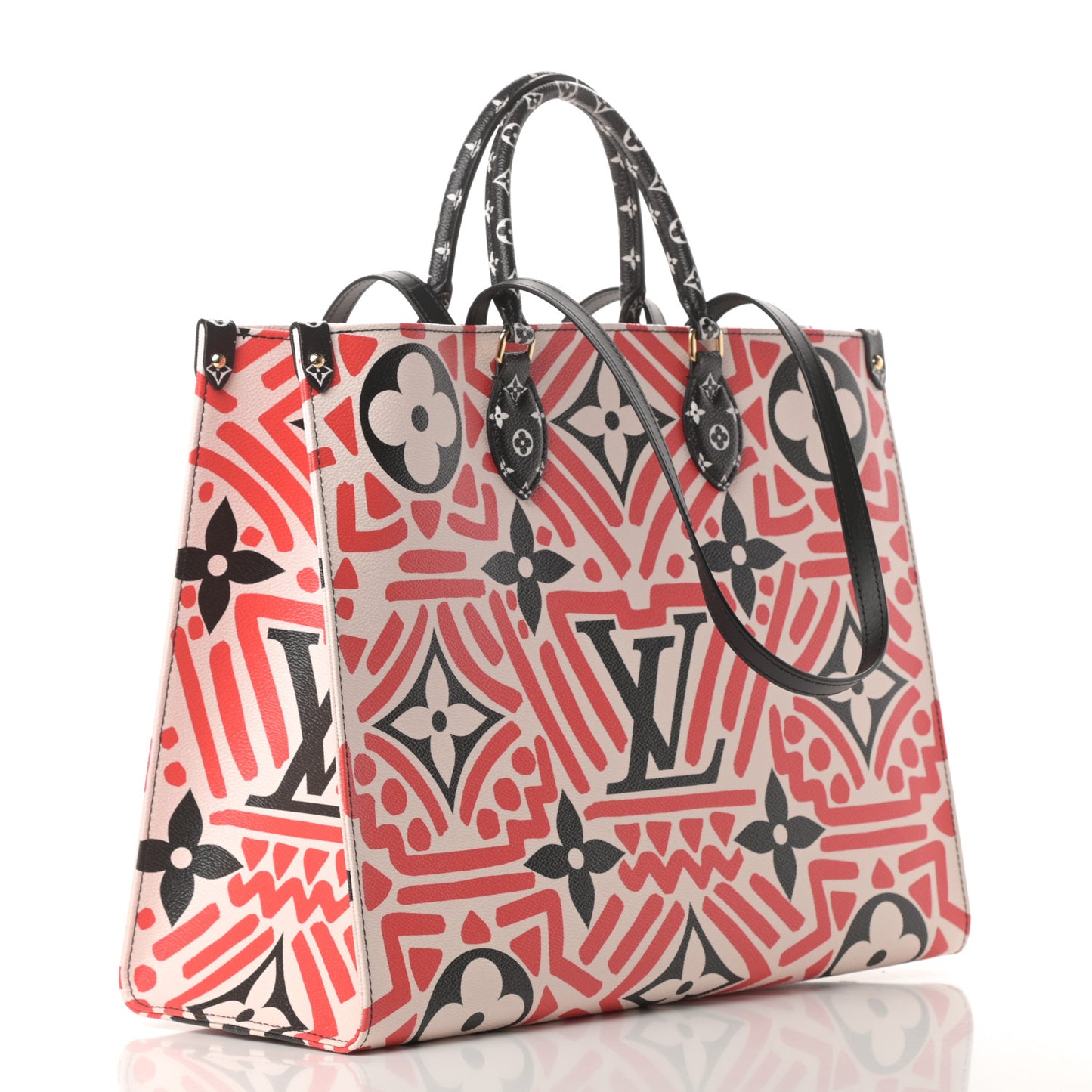 Monogram Giant Crafty Onthego GM Creme Rouge Black