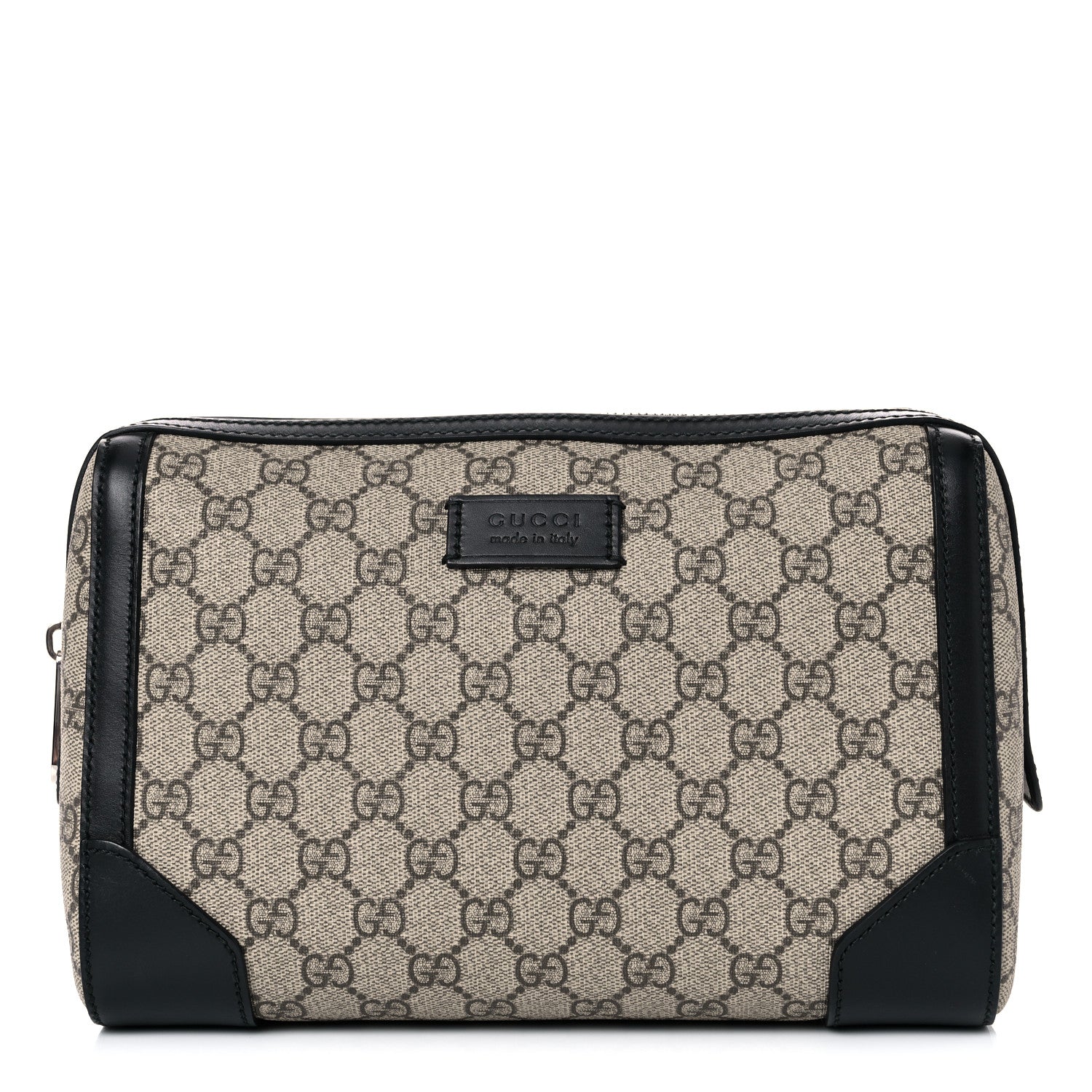 Gucci GG Supreme Monogram Toiletry Case Black 1 of 18